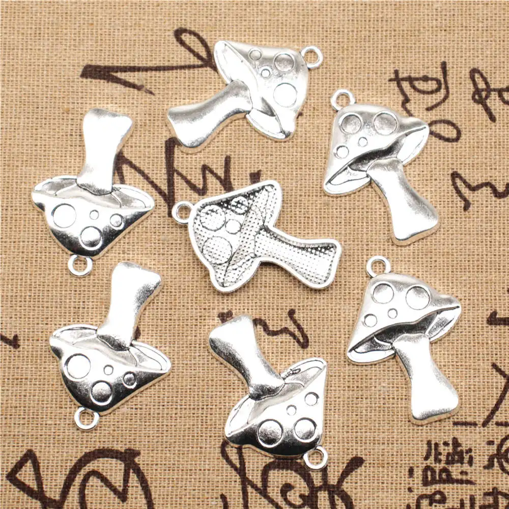 

3 шт., подвеска в виде грибов, 29 х40 мм