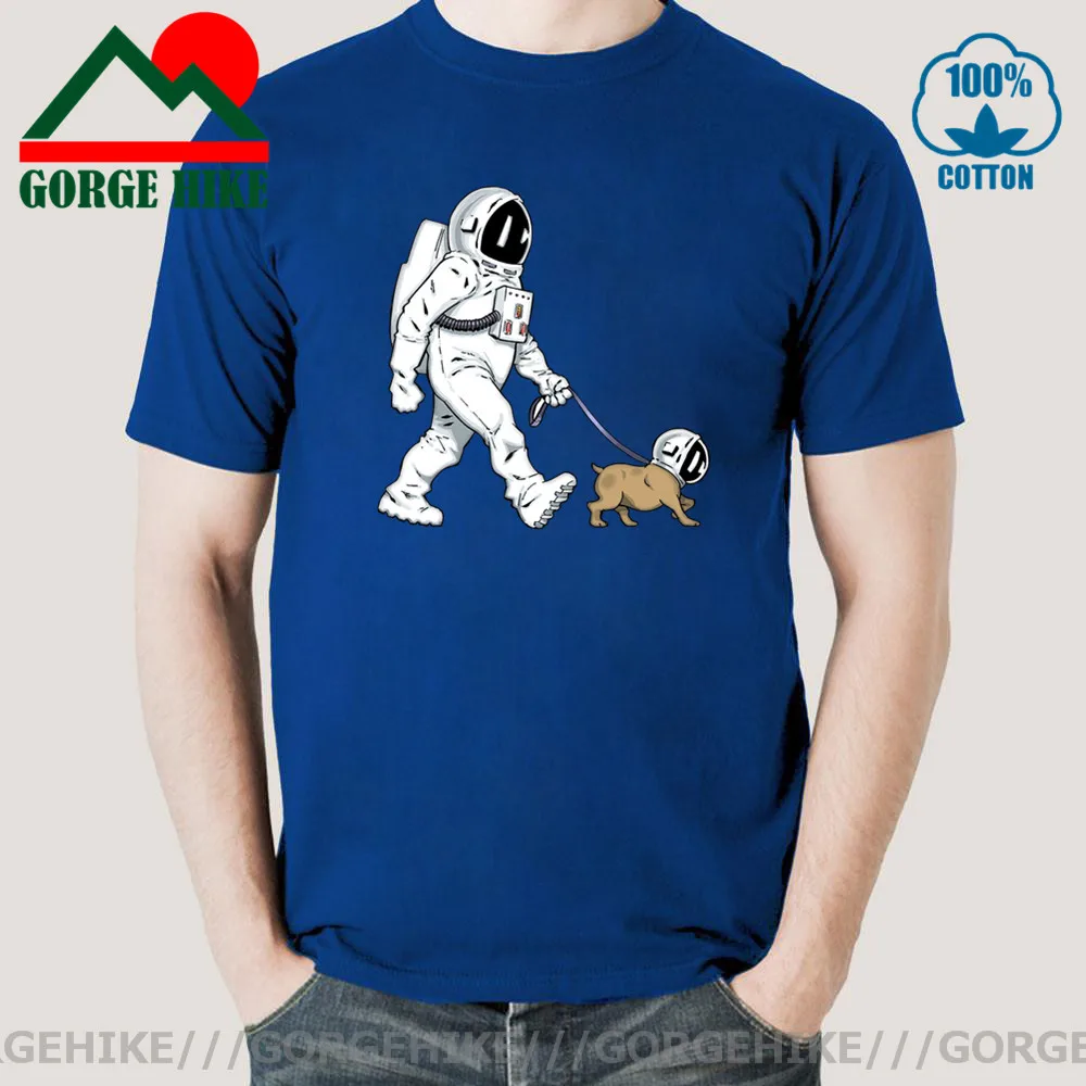 

Funny The Walking Astronaut Dog T shirt men SpaceX Spaceship tshirt Cool T-shirt Rocket tshirt homme StarmanX Space dog Tee Tops