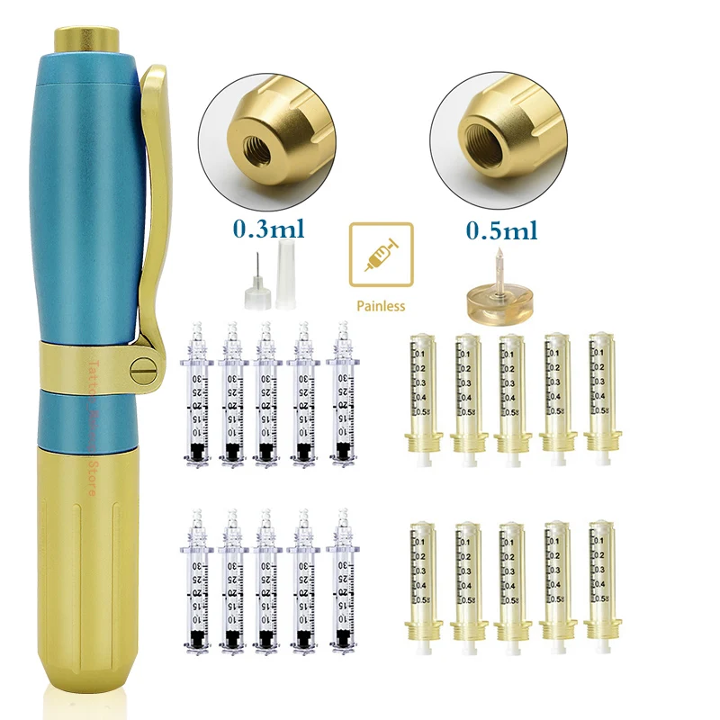 0 3/0 5 мл Гиалуроновый игла Бесплатная мезо пистолет распылитель гиалуроновой