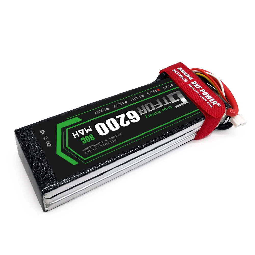 GTFDR RC батарея 11 1 V 6200MAH 80C-160C 3S XT60 EC5 XT90 DEANS XT150 Lipo Автомобиль Лодка Самолет