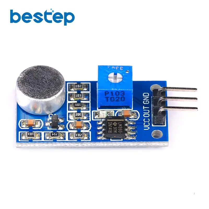 Микрофон Датчик обнаружения звука модуль звуковой датчик для умного