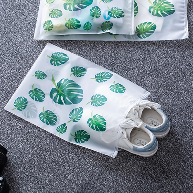 Дорожные сумки для хранения с принтом листьев органайзер женского нижнего белья