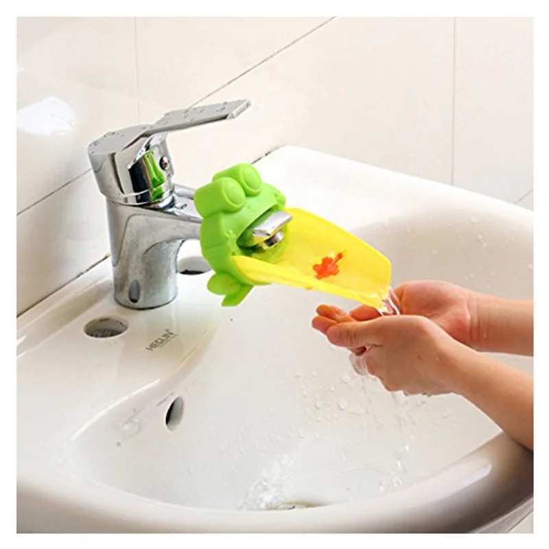 Bathroom Sink Faucet Chute Extender Children Kids Washing Hands Water (Green) | Обустройство дома