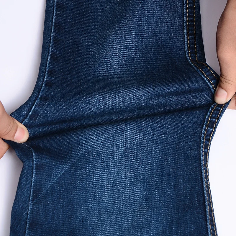 

Women pants elastic high waist breasted jeans plus size fashion casual warm trouser pencile pants with small feet