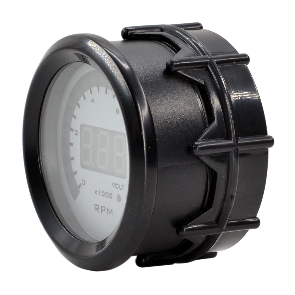 Drogon 2&quot 52mm Digital Dual Display Auto Car Ｇasoline Tachometer 8-18V Volt Gauge 1 TO 8 Cylinder 9999 RPM Voltage Meter | Автомобили
