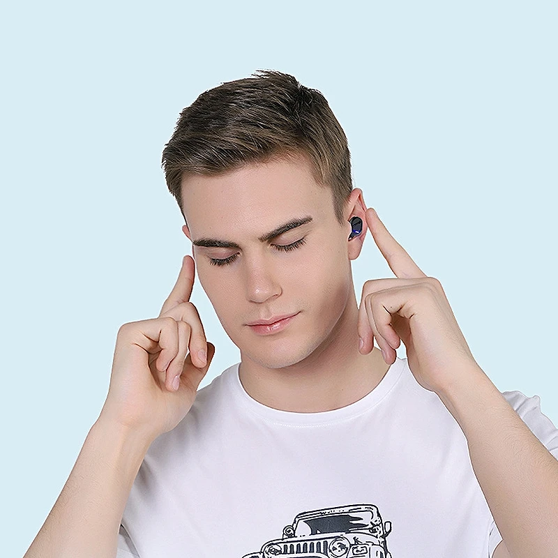HOT M18 Bluetooth гарнитура TWS 5 0 стерео Спорт водонепроницаемый цифровой дисплей