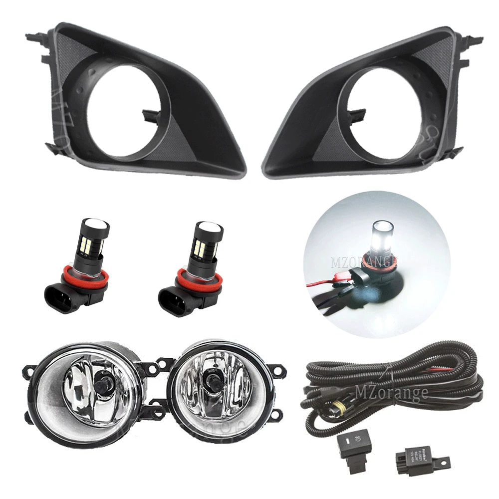 Противотуманные фары s Led для Toyota Corolla 2007-2010 противотуманные хромированная