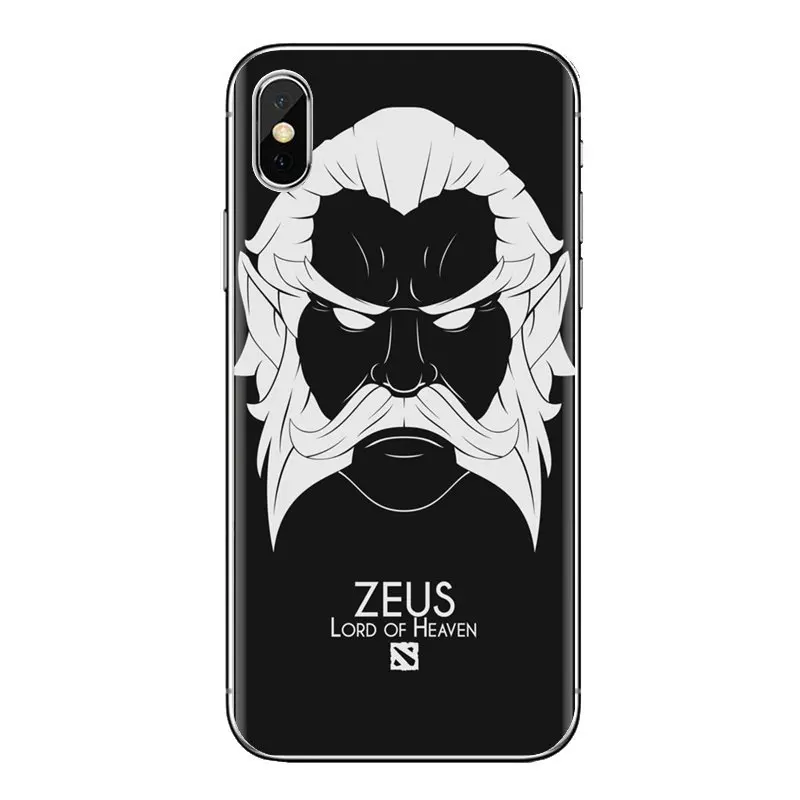 game dota 2 zeus For Samsung Galaxy S2 S3 S4 S5 MINI S6 S7 edge S8 S9 Plus Note 3 4 5 8 Coque Fundas TPU Transparent Skin Case |