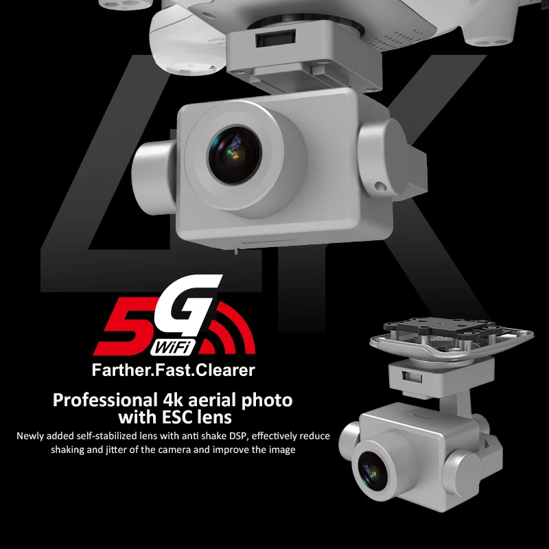 X35 GPS Wi Fi 4K HD Камера Профессиональный Дрон бесколлекторный мотор RC карданов подвес