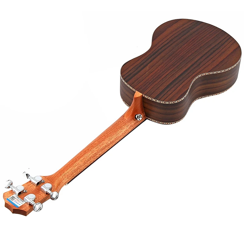 26 Inch Tenor Ukulele Grape Sound Hole Hawaiian Guitar 4 Strings Rosewood Ukelele Set with Bag | Спорт и развлечения