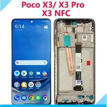 6.67LCD Display for Xiaomi Poco X3 Pro / X3 LCD Touch Screen Digitizer Assembly for Xiaomi Poco X3 NFC LCD M2102J20SG