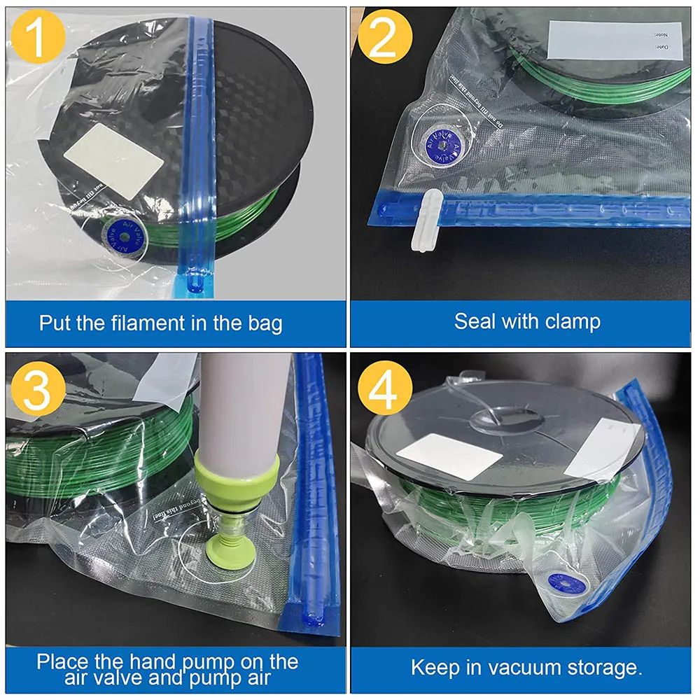USB Electric Pump Filament Dryer Storage Vacuum Sealing Bags With Hand Safekeeping Humidity Resistant For ABS/PLA | Компьютеры и офис