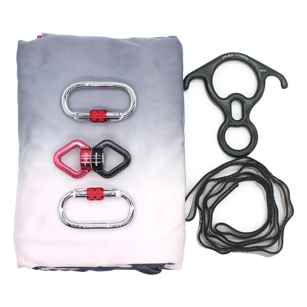 100% нейлон 11 ярдов/10 м летающий воздушный шелк набор для дома Йога Омбре слинг