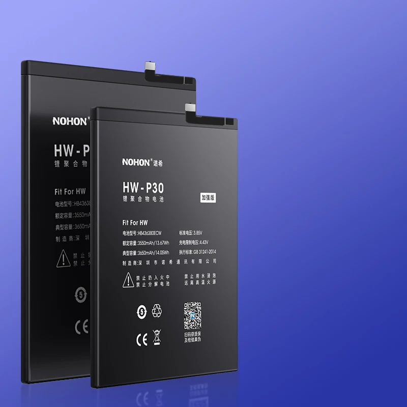 Аккумулятор NOHON для телефона Huawei P30 Pro P20 P10 P9 P8 Lite Mate 30 20 10 9 8 7 S Nova 6 | Мобильные