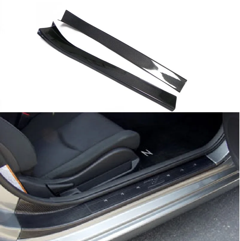 Автомобильные аксессуары углеродное волокно порог глянцевая отделка боковая