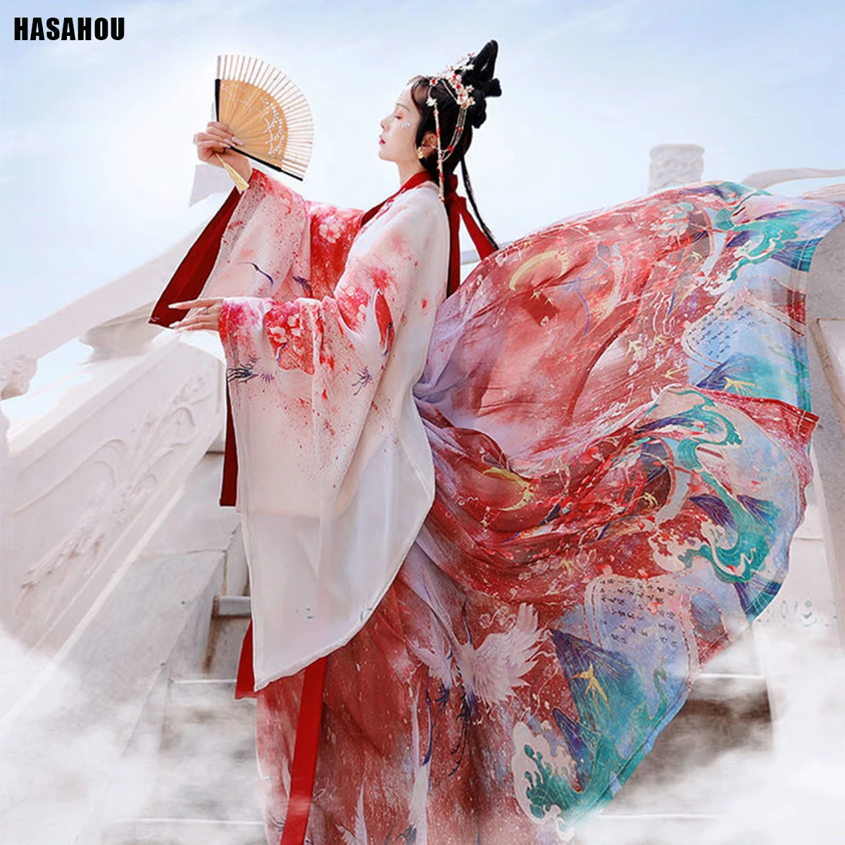 Костюм в китайском стиле на Хэллоуин красные бриллианты платья для женщин одежда