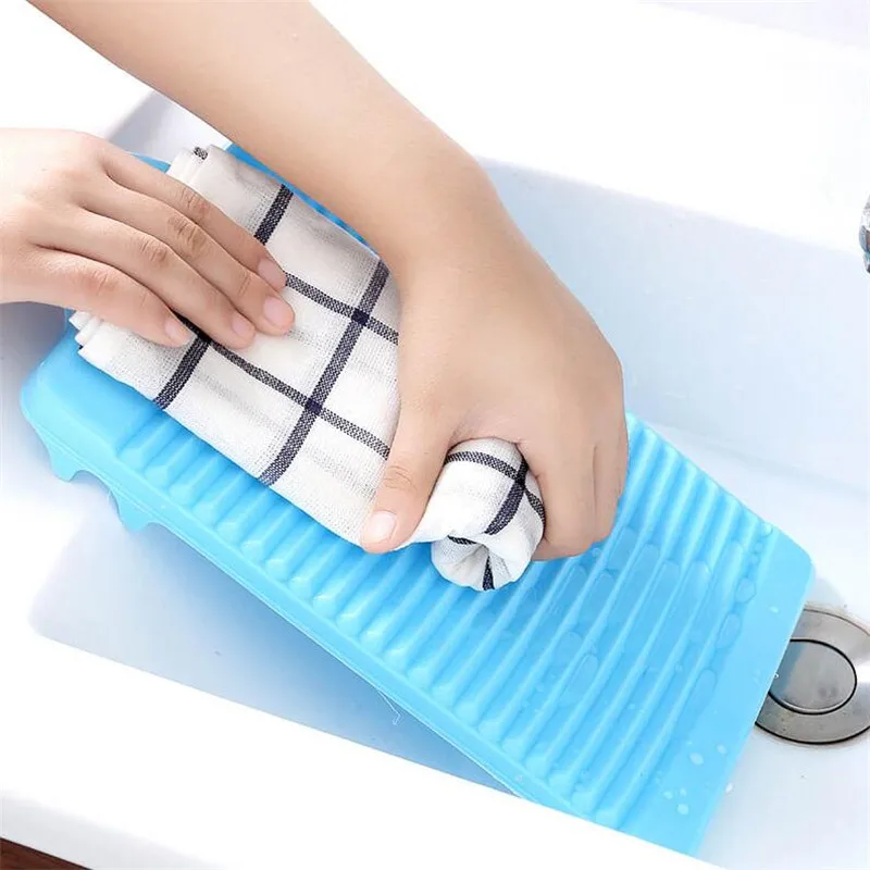 

Travel Portable Thicken Mini Washboard Antislip Laundry Accessories Children Washing Board Plastic Clothes Socks Cleaning Tools