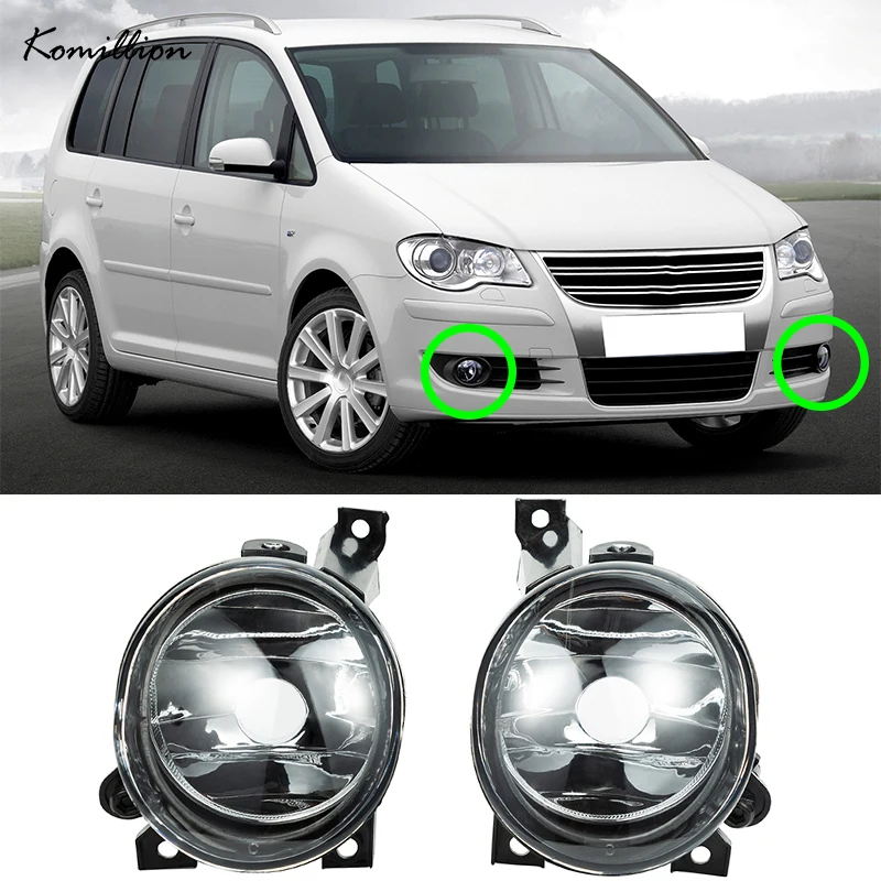 

Автомобиль левая/правая передняя сторона нижний бампер противотуманные фары без лампочек лампа для VW Touran 2003-2010 авто Замена Внешние детали
