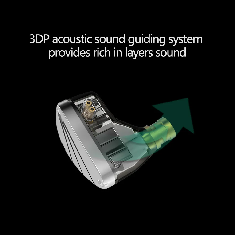 KBEAR KB10 5 излучателю с уравновешенным якорем в ухо наушники Hi Fi монитор басом 2PIN