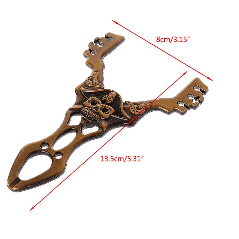 Рогатка с черепом из Карибского пирата рогатки высокой скоростью для охоты на