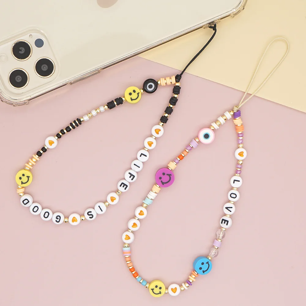 

Новинка, черные мягкие стеклянные бусины в форме сердца с надписью и бусинами, Женская цепочка со стразами