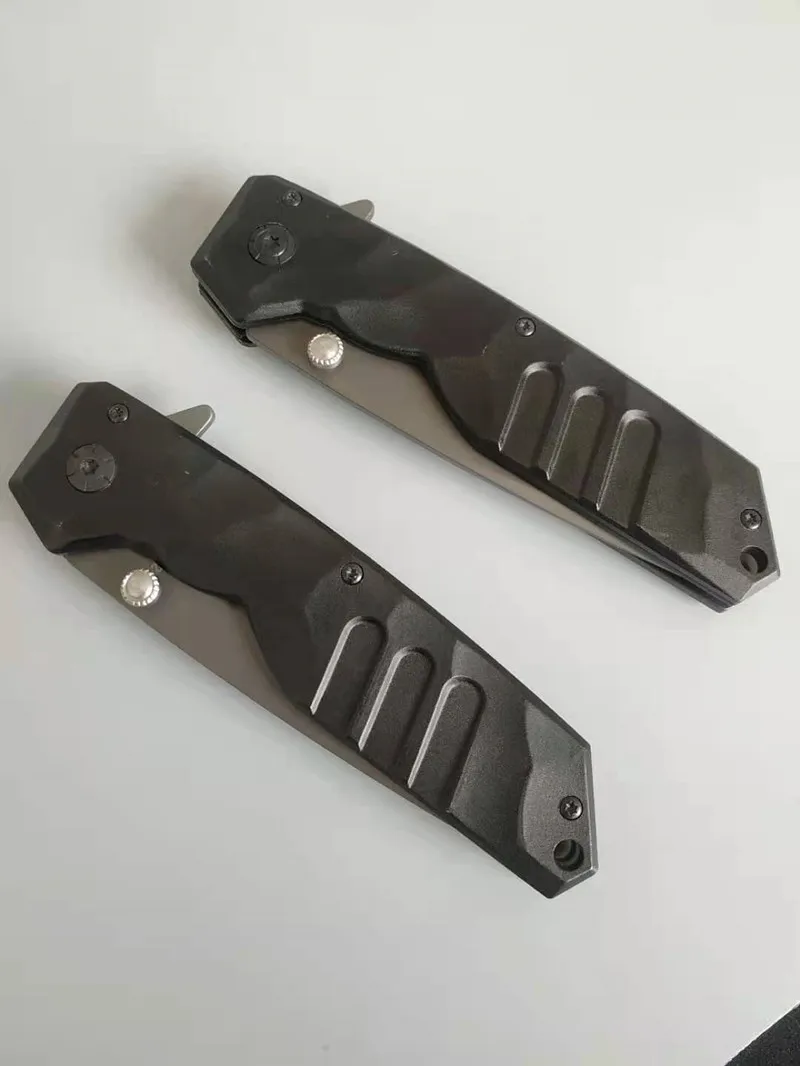 

RUIMEI Folding Knife With Aluminum Handle, F42Quick Opening Outdoor Little Knife, Camping Adventure Hunting EDC Tool Fruit Knife