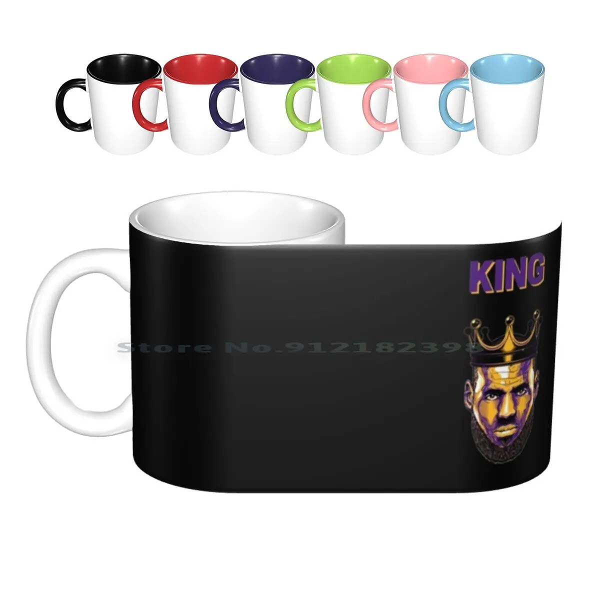 Керамические кружки James King Crown кофейные чашки кружка для молока и чая Lbj