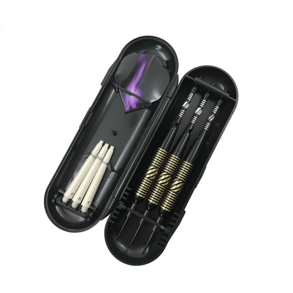 

3pcs/set of Steel Tip Darts 23g Tungsten Steel Needle Carved Aluminum Rod PET Dart Leaf Children's Sports Game Game Dart Set