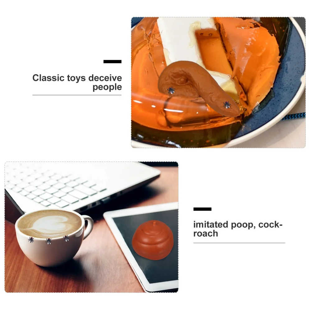 

13pcs Tricky Fake Poop Turd Toys Realistic Shit Festival Disgusting Trick Props