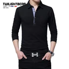 Новинка, 5XL, Мужская рубашка поло с длинным рукавом, Мужская Весенняя тонкая хлопковая однотонная Повседневная рубашка поло, мужские футболки, рубашки для грузовиков, AY1189