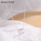 Ожерелье Uini-Tail из стерлингового серебра 925 пробы с подвеской в виде рыбки