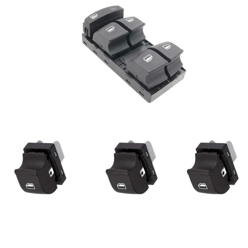 3 шт окна автомобиля одной кнопкой переключения стекло Лифт кнопка переключатель