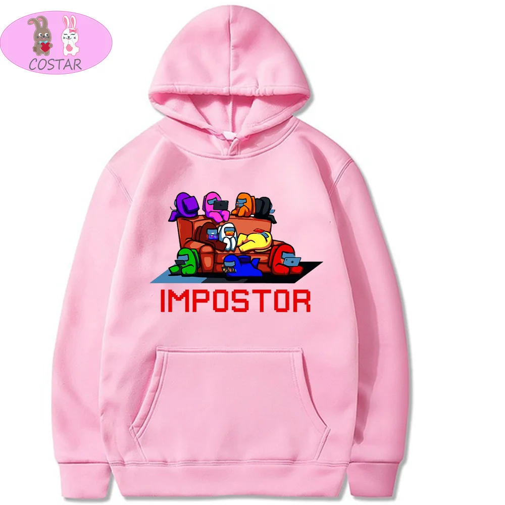 

COSTAR Hot New Game Among Us Not Me Printed Fashion Hoodies Pullover Harajuku Hooded Sweatershirt Unisex