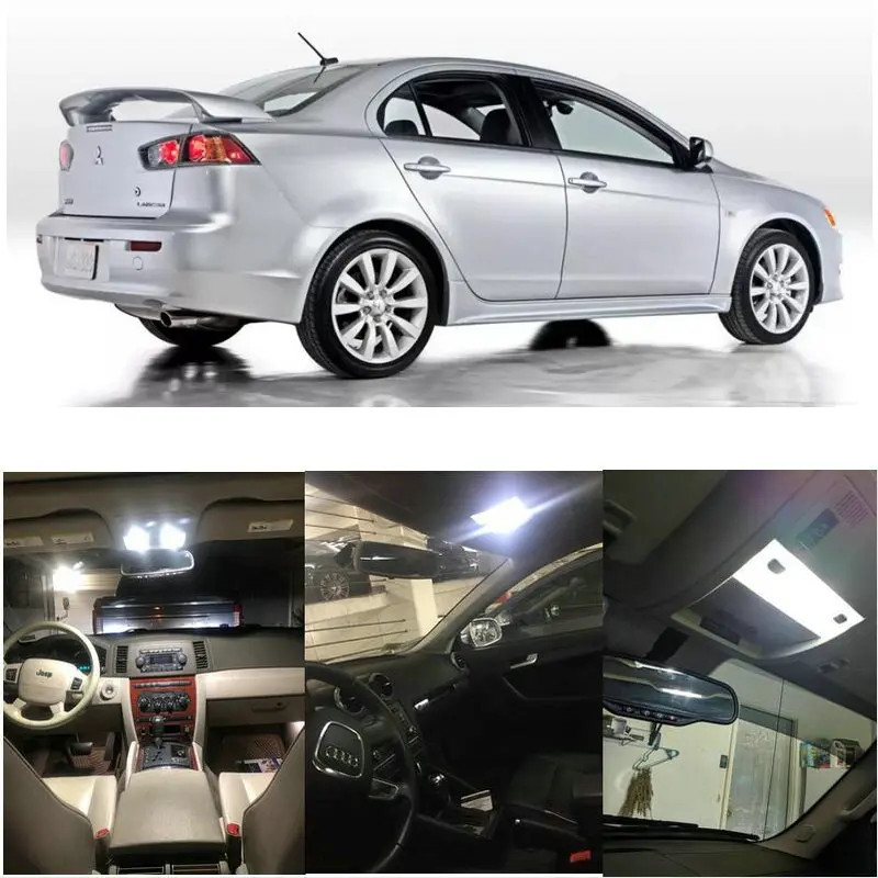Внутренние светодиодные лампы для 2011 Mitsubishi Lancer Outlander Sport Eclipse Endeavor Sedan Sportback Galant