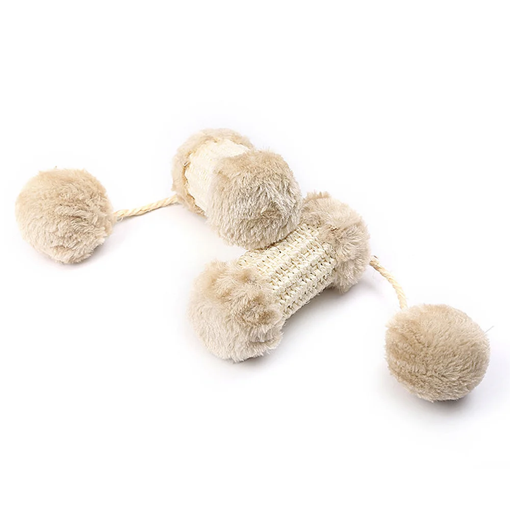 

2pcs Claw Grinding Sisal Toys Funny Playing Teaser Scratch Resistant for Cat Kitten