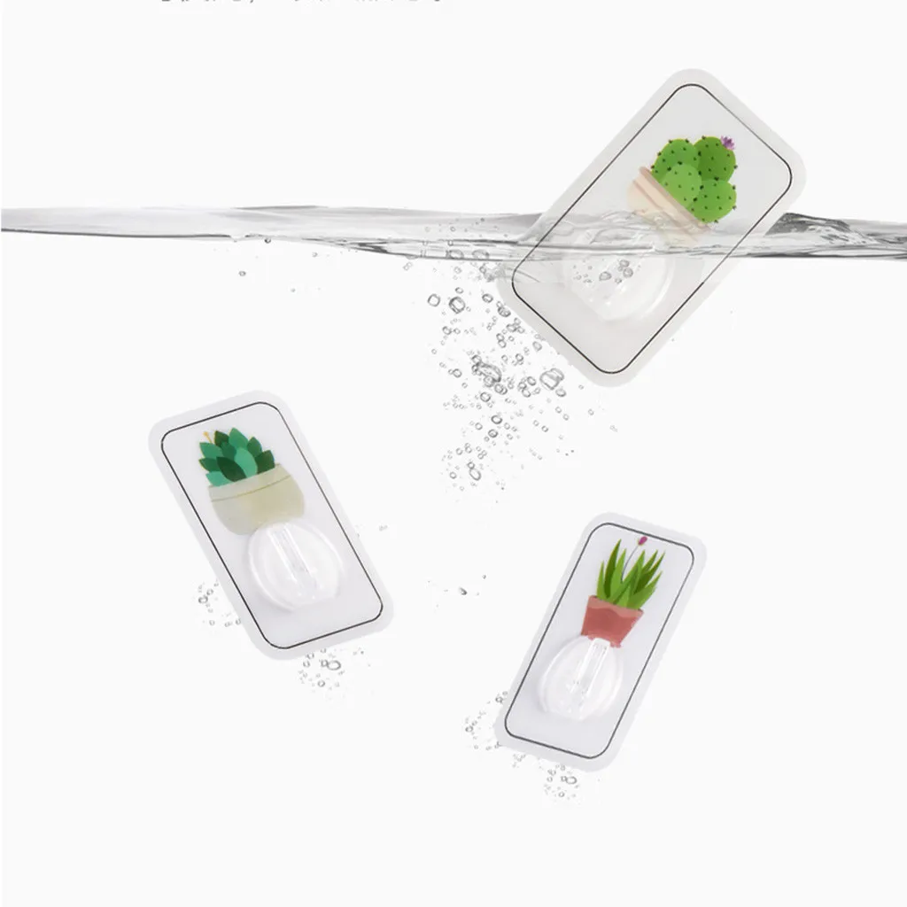 3 шт. ботанический сад крюк Не оставляющий следов надежный дизайн Липкий вешалка