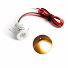 Светсветильник льник точечный светодиодный JJ, 12 В, 1 Вт, IP65, водонепроницаемый, встраиваемый, алюминиевый корпус