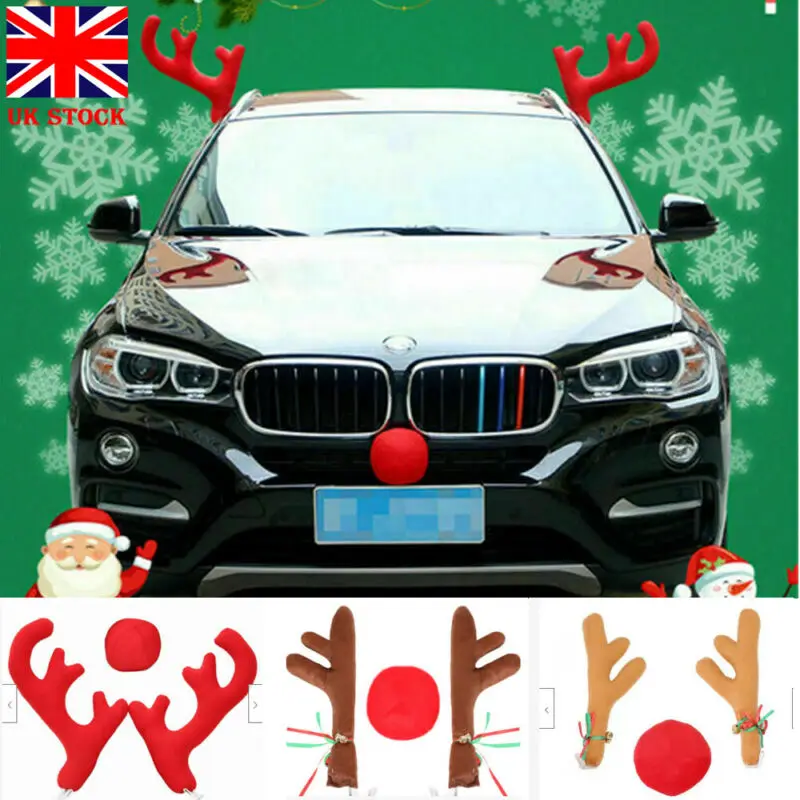 Большой красный олень олени + нос боковое зеркало чехол автомобиль