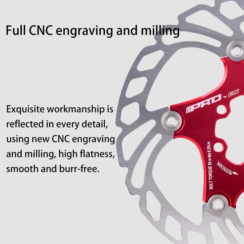 Скользящие диски из нержавеющей стали для горного велосипеда IIIPRO 140 мм 160 180 203