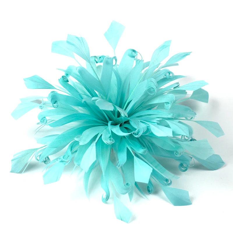 

Natural Goose Feathers Flower High Quality Corsage Wedding Clothes Decoration Carnival Dress Accessories Plumes Crafts Wholesale