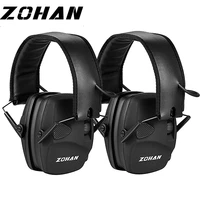 zohan 2pcs anti noise earmuffs shoot ear protection hearing protection electronic noise cancelling tactical for hunting outdoors