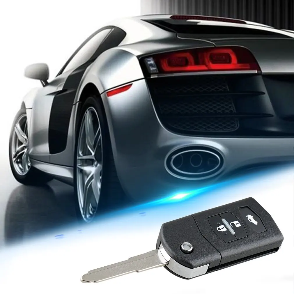 3 кнопки для MAZDA 2 6 RX8 MX5 флип пульт дистанционного ключа чехол с лезвием &quotс