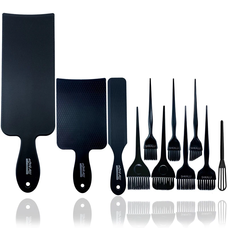 Highlighting, Hair Tint Dyeing Highlighting Board Hairdressing  Balayage Board Tool Brush Set