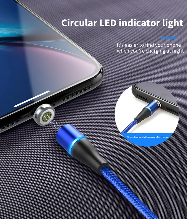 AIREACH Магнитный Micro USB кабель для iPhone samsung Android мобильный телефон Быстрая зарядка usb type C кабель магнит зарядное устройство провод шнур