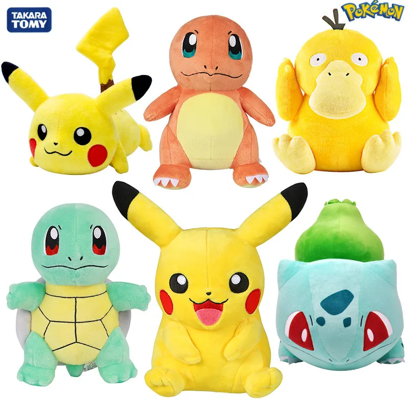 

Genuine takara tomy Pokemon Pikachu doll plush toy mini plush toy stuffed animals doll toys Children's plush doll toys