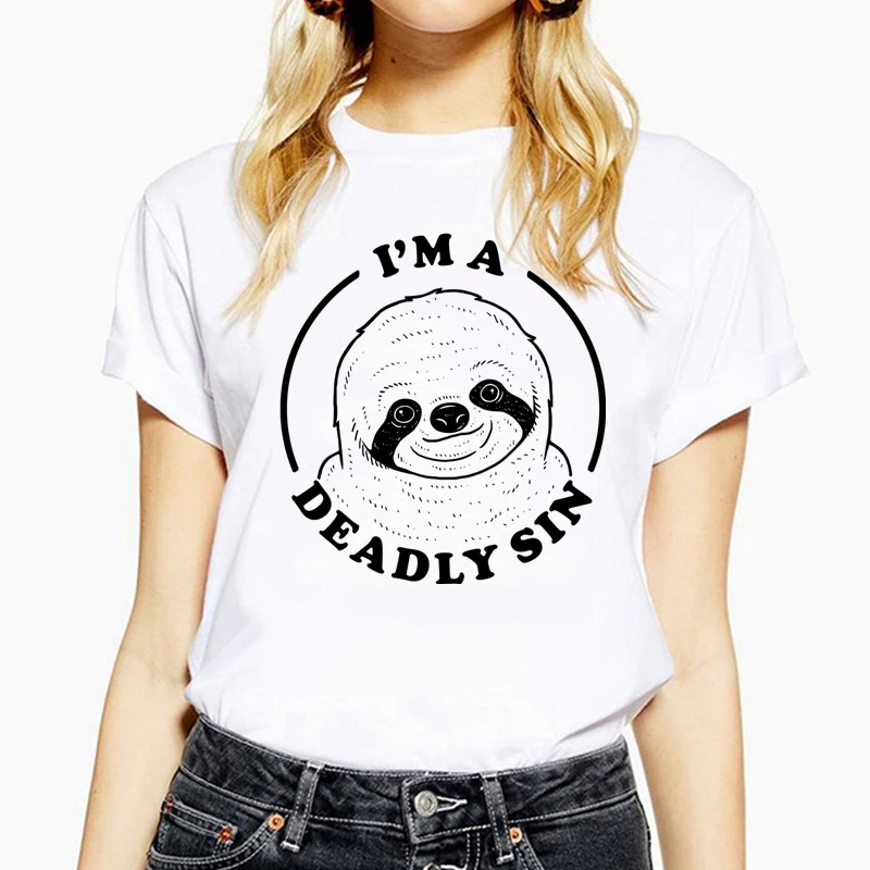 

Женская футболка с коротким рукавом и круглым вырезом, с мультяшным принтом