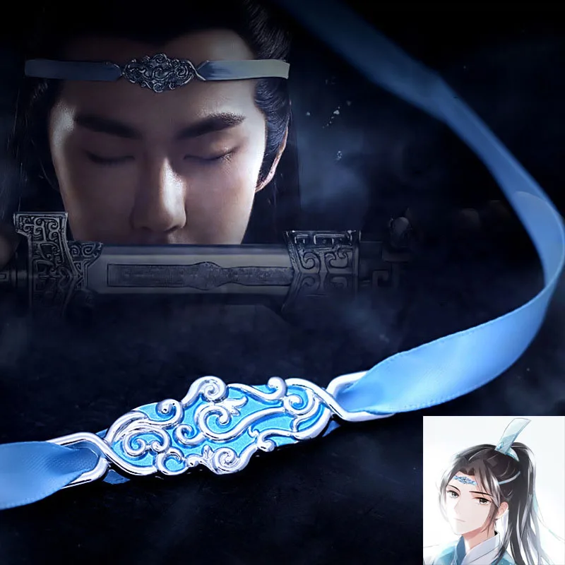 Повязка на голову Mo Dao Zu Shi Lan Wangji украшение для волос Yaoi повязка косплея