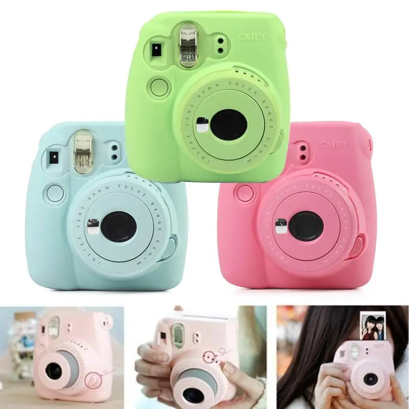 Новый мягкий силиконовый корпус чехол для ЖК дисплея с подсветкой Fujifilm Instax Mini 8 9