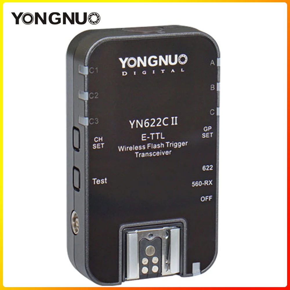 Беспроводная YONGNUO TTL Flash Trigger YN622C II YN-622C-TX KIT с высокоскоростной синхронизацией HSS