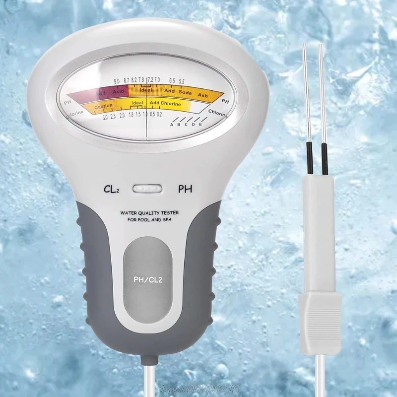 

PH Chlorine Meter Tester Chlorine Water Quality Testing Device CL2 Measuring Swiming Tool For Pool Aquarium Je16 21 Dropship